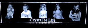 10 Inch Crystal of Life - 3d images lasered inside optical crystal