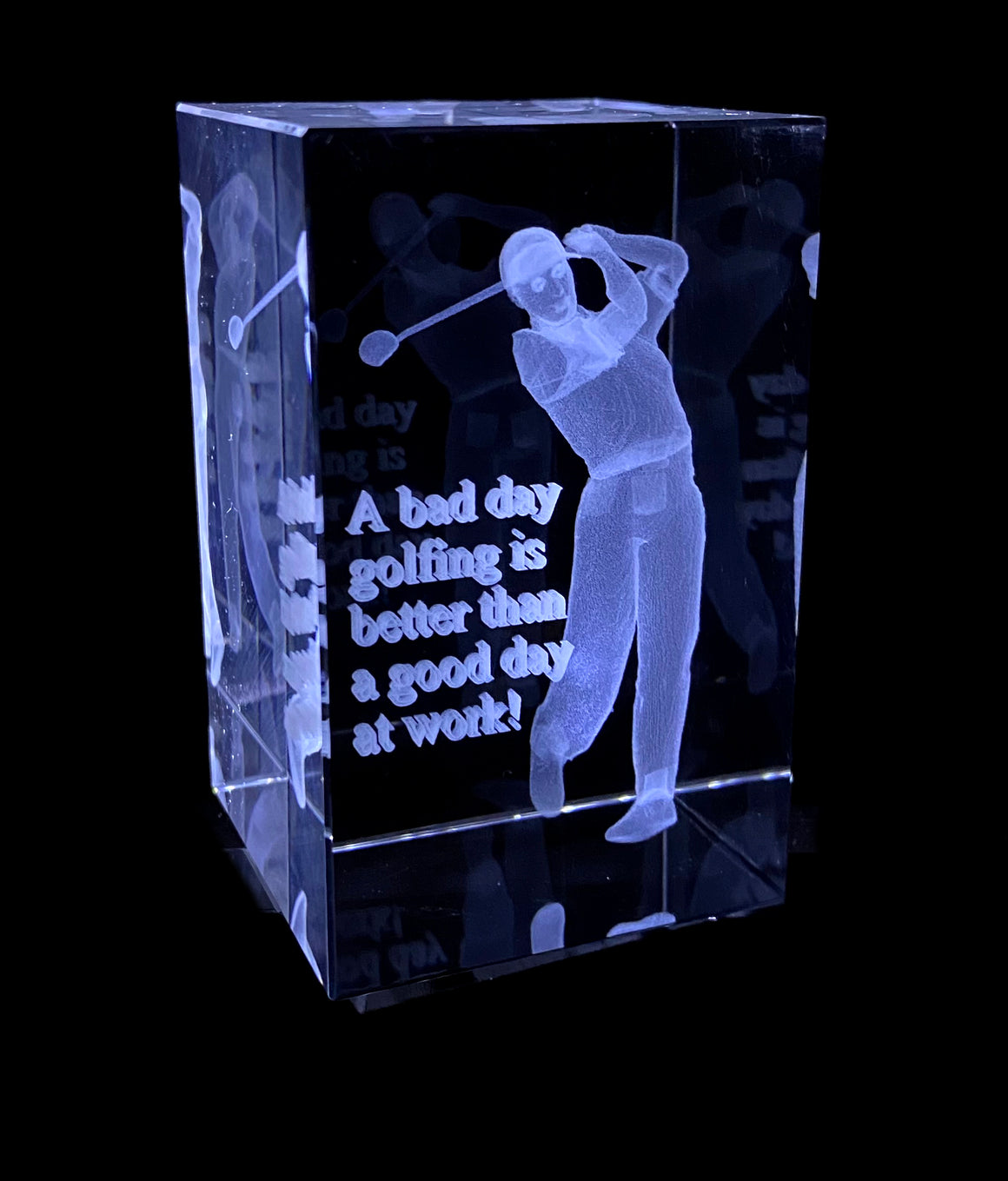 3d image of a Golfer - Bad Day at Golf Beats a Good day at work!