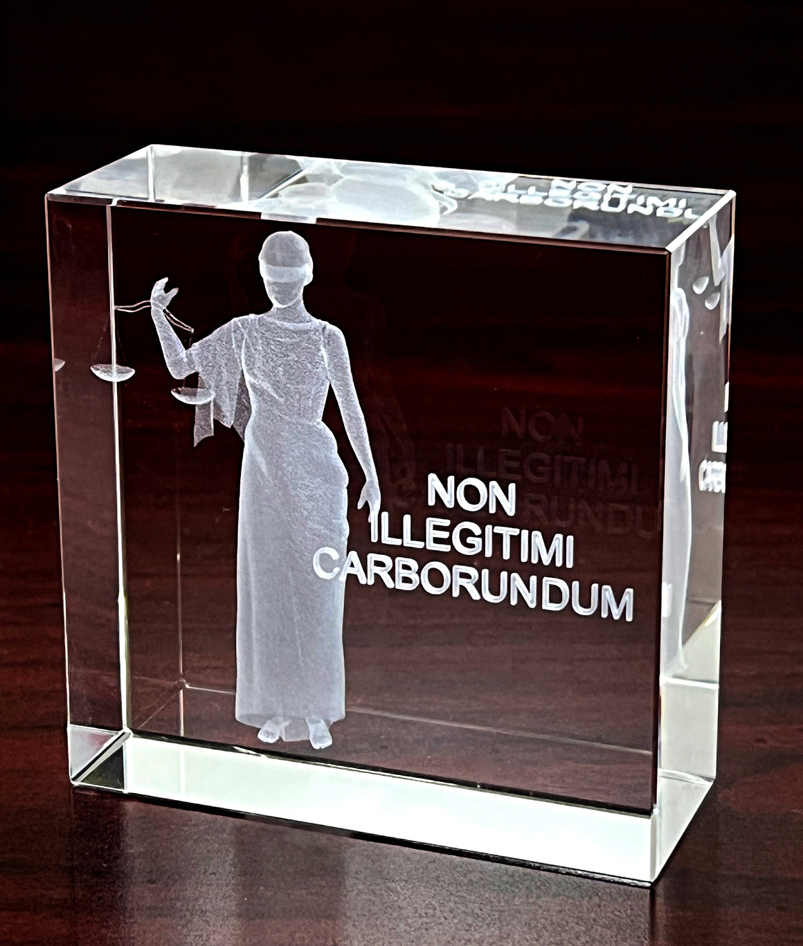 Non Illegitimi Carborundum 3x3 Crystal