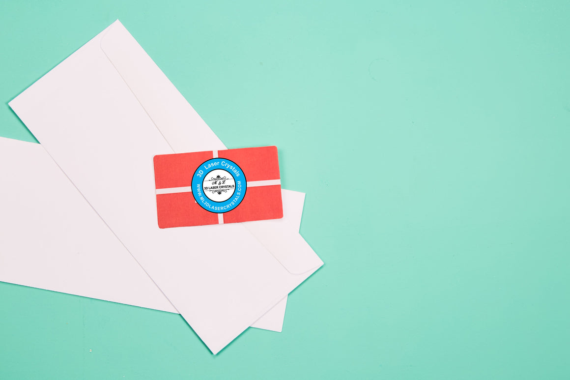 ML3D Laser Crystals Gift Card!